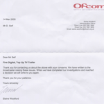 Ofcom letter