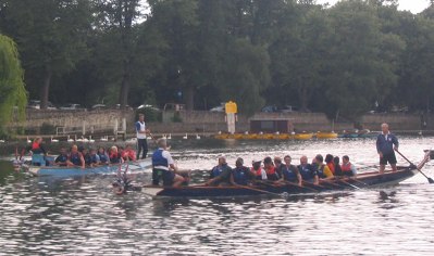 Dragon boat racing!