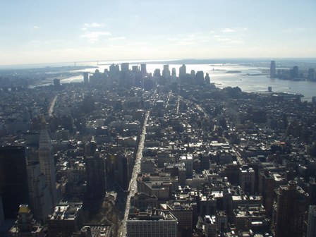 And here’s the breathtaking view from the Empire State