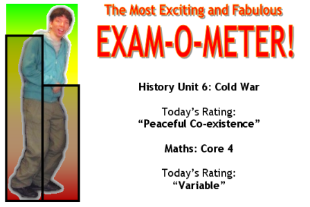 The Most Exciting and Fabulous Exam-O-Meter!