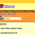 GCSE Bitesize, Rise of the Labour Party… 9/10? Get in!