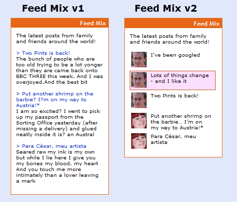 Feed Mix Upgrade