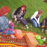 Colourful picnic