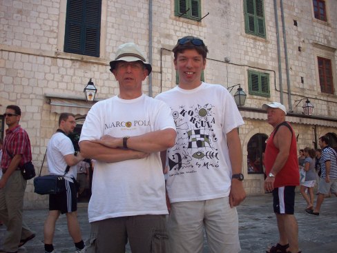 In Dubrovnik’s walled city