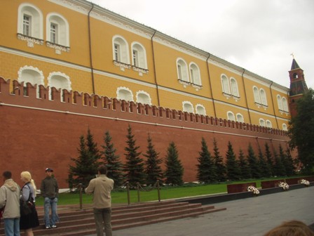 The walls of the Kremlin…