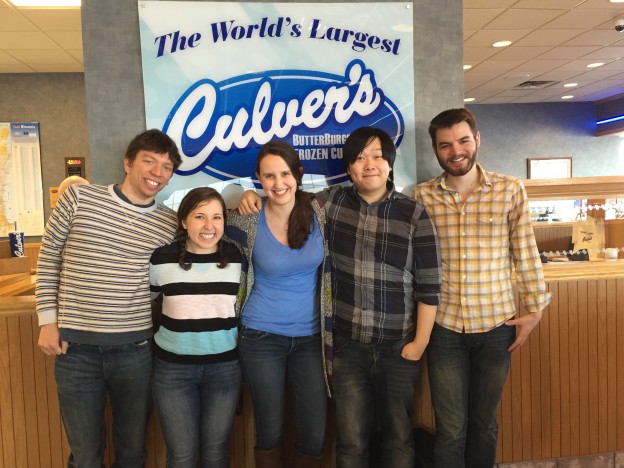 On the drive up, we stopped at the "world's largest" Culver's. 