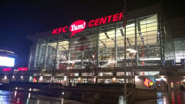 I was so, so disappointed that this was a sporting venue and not an interactive KFC museum