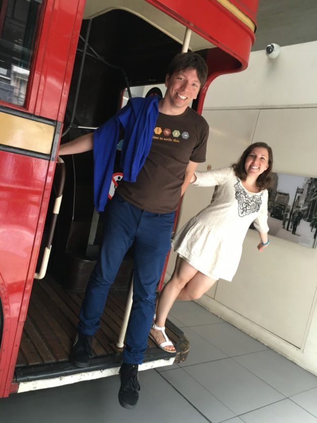 Photo courtesy of Villy, Randi's friend who accompanied us to the London Transport Museum