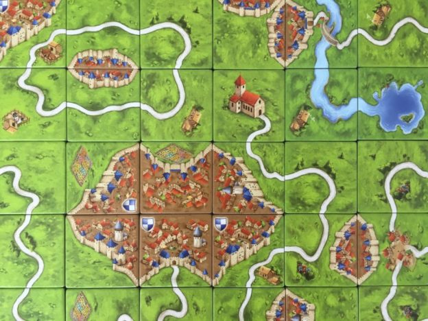 Carcassonne! The game, not the French town. Although both are beautiful.