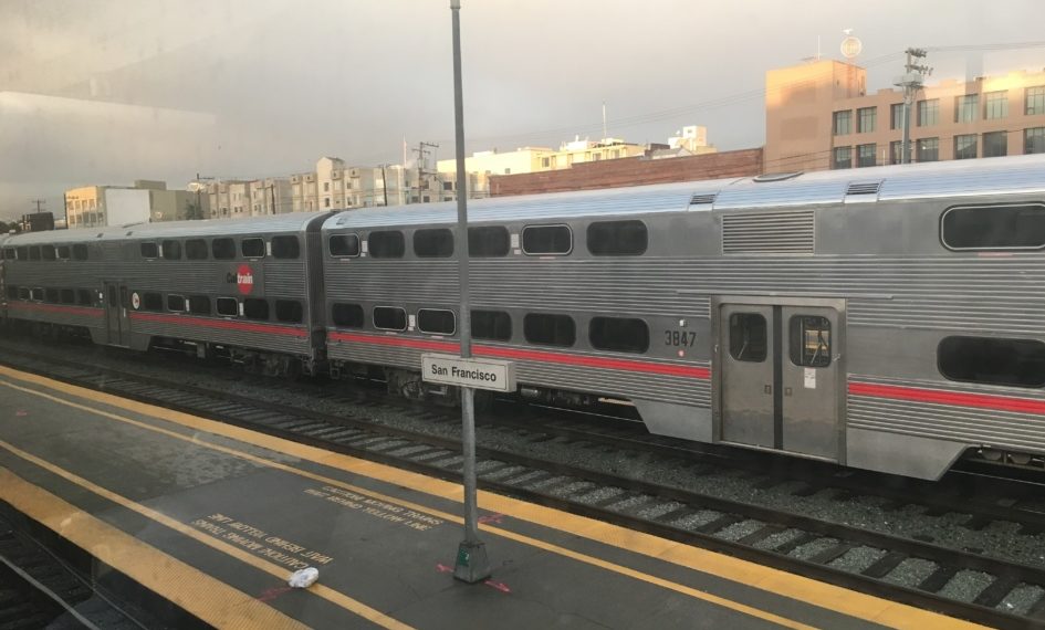 Commuting life: the Caltrain to Palo Alto