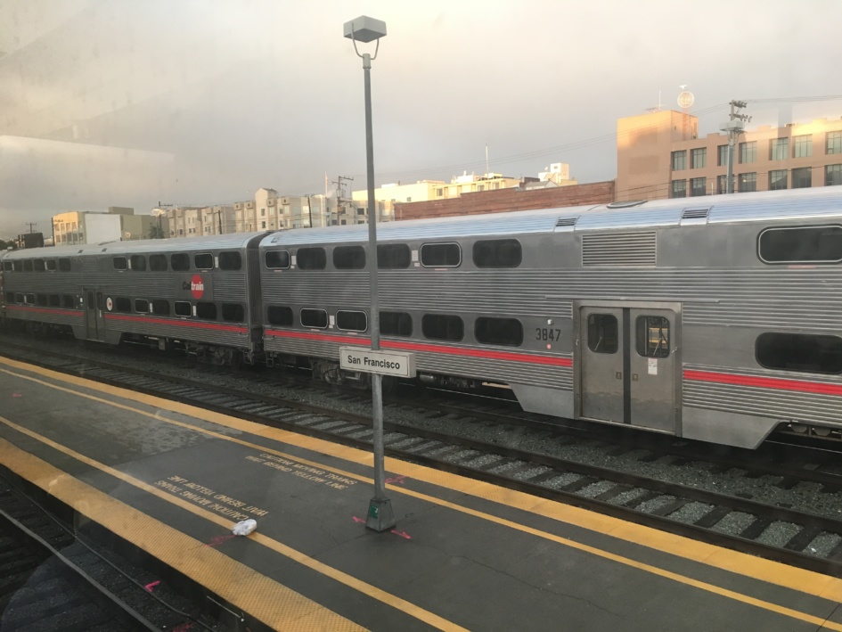 Commuting life: the Caltrain to Palo Alto