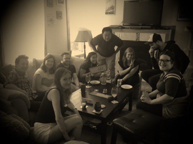 Secret Hitler gang (with theme-appropriate sepia)