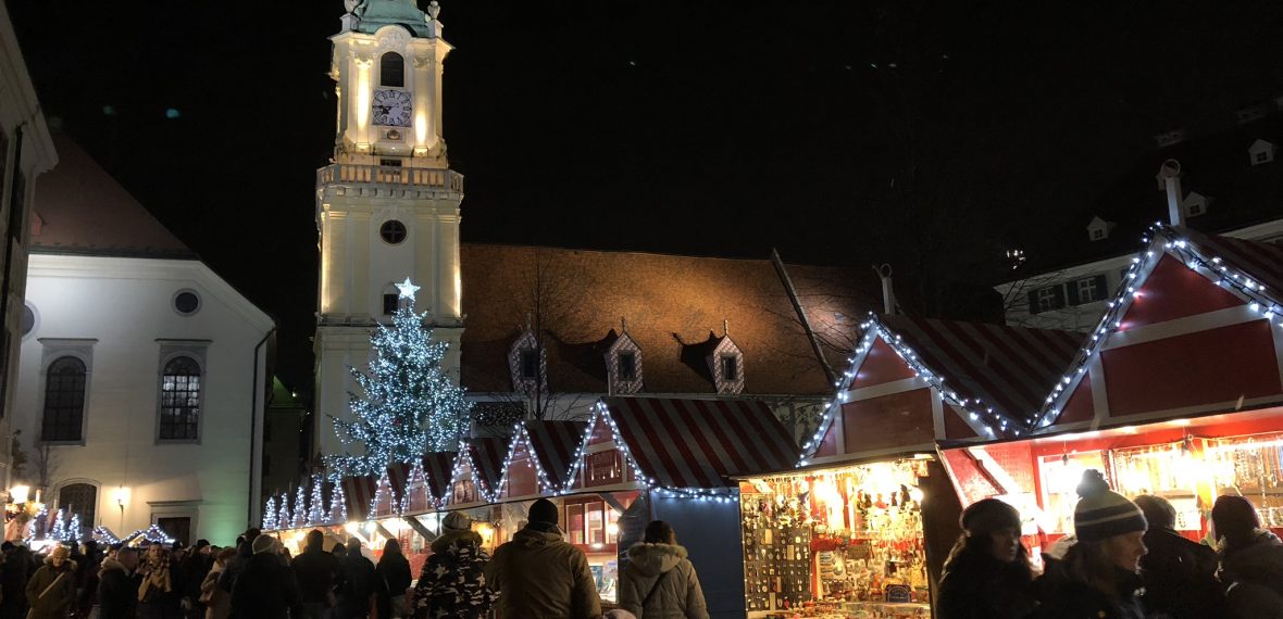 Christmas market in Bratislava