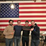 A perfectly staged American backdrop