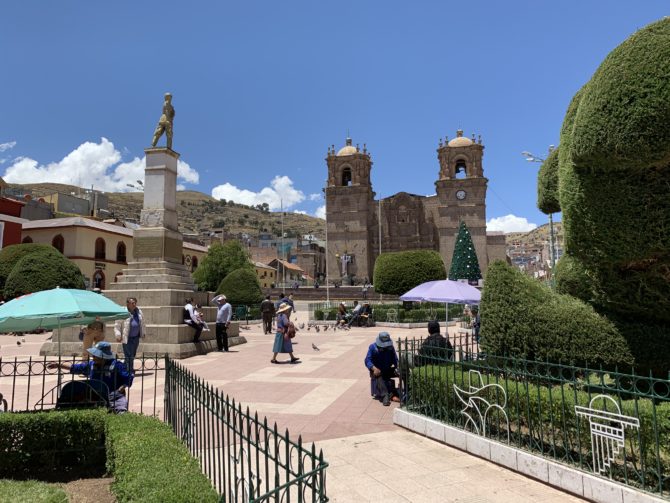 Puno's main square