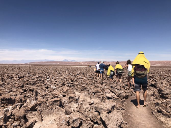 Walking through the desert