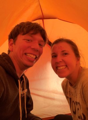Tent selfie!
