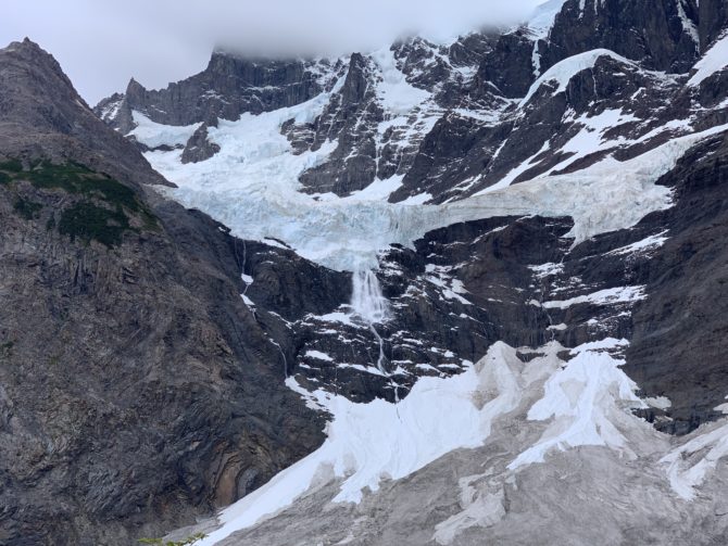 An avalanche of snow