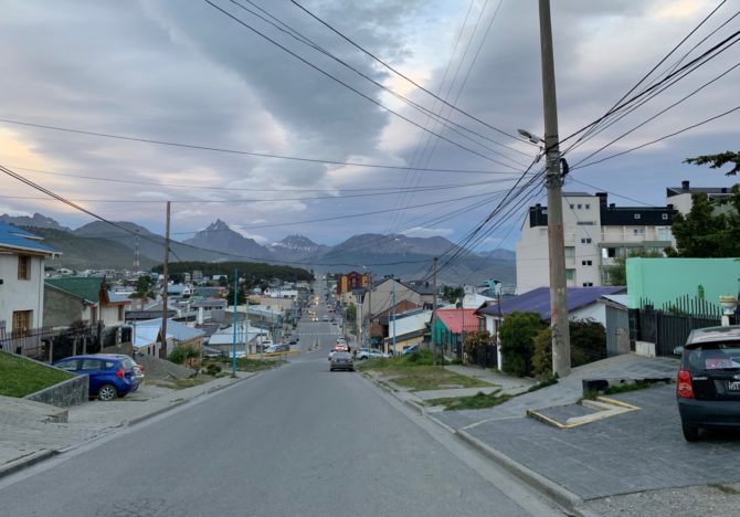 Ushuaia! Where it basically never gets dark, and I don't understand how anybody's kids are ever put to bed.