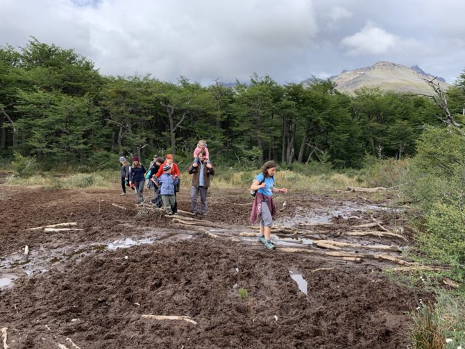 Randi leads through the mud