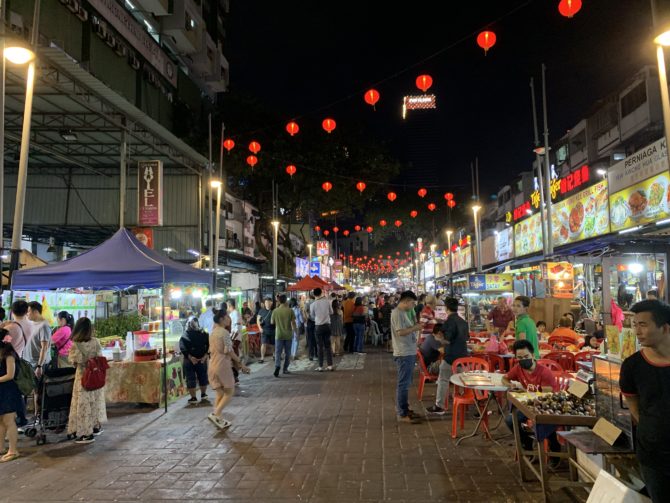 Jalan Alor market on our last night