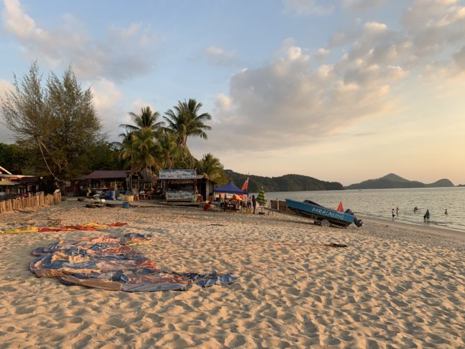 A beach at last!