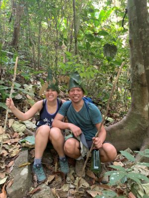 In our jungle trekking hats