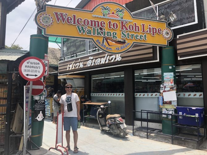 Walking Street, where the majority of bars and restaurants are clustered