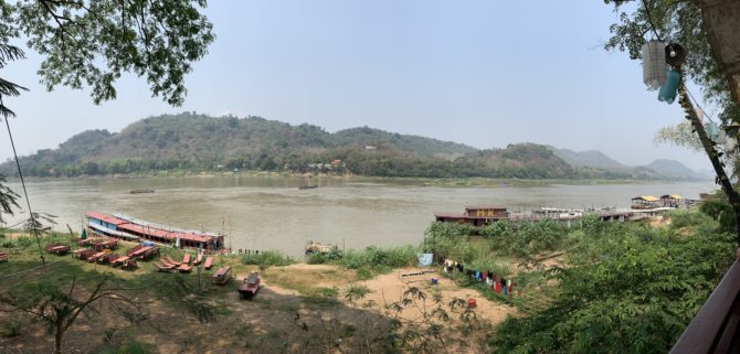 The Mekong flowing through Luang Prabang