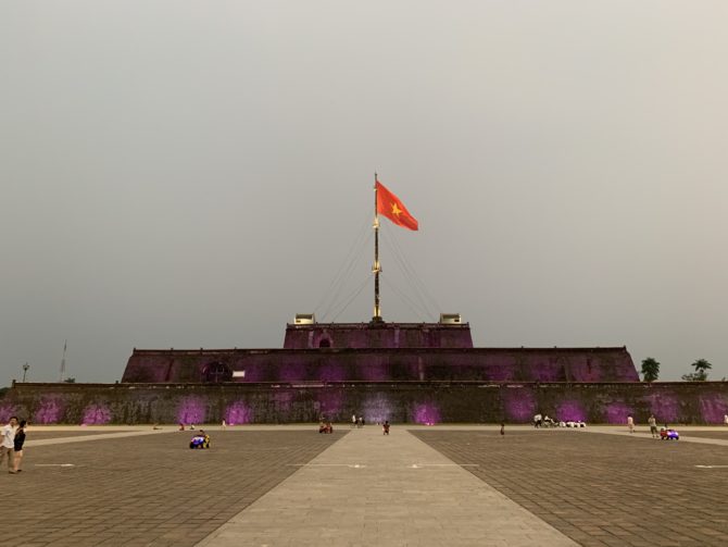 A monument which sits at one of the entrances to the citadel