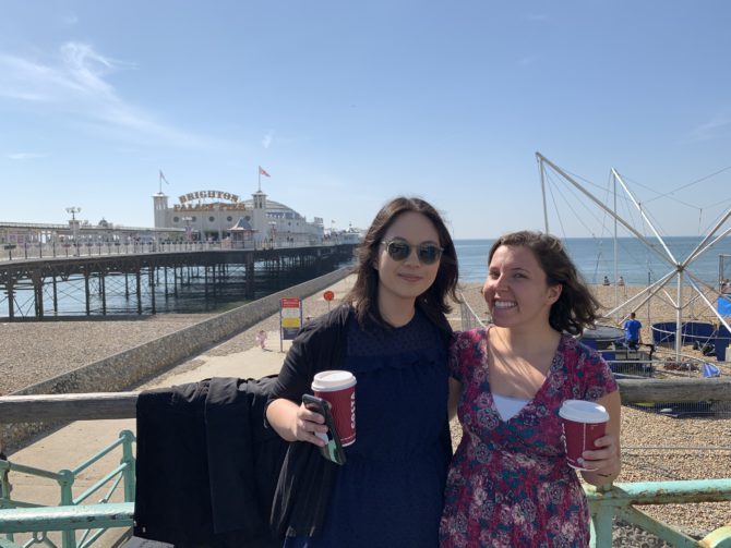 Melissa and Randi hit the beach