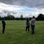 Randi finds the perfect skyline view from the park