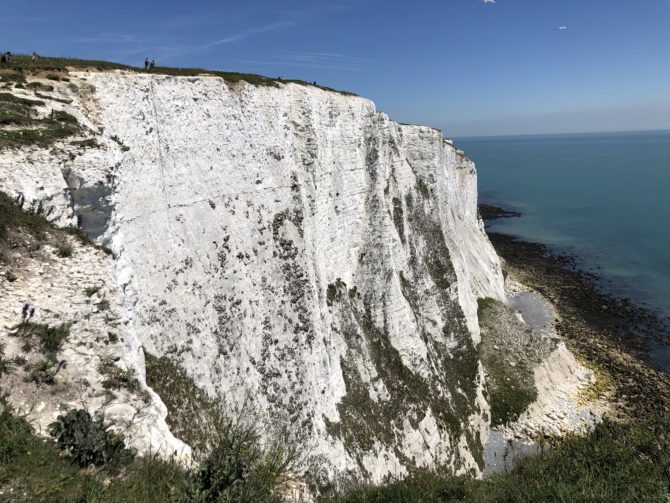 White cliffs!