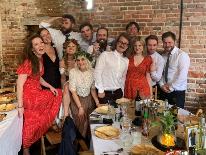 Bex, Camilla, Simon, Christa, Siobhan, James, Clark, Biff, Cat, Matt Hull and Matt Montagano. And me, obviously, hiding at the back of what was supposed to be a quick photo but just kept growing...