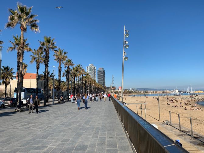 Nothing but blue skies and single markets in Barcelona