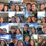 The real purpose of this exercise was to assemble a set of 24 selfies from each section's transport stop