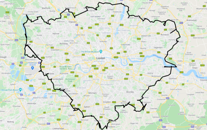 London is legitimately huge