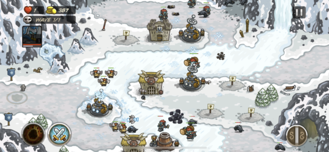 The housebuying process in winter (and definitely not a screenshot from Kingdom Rush)