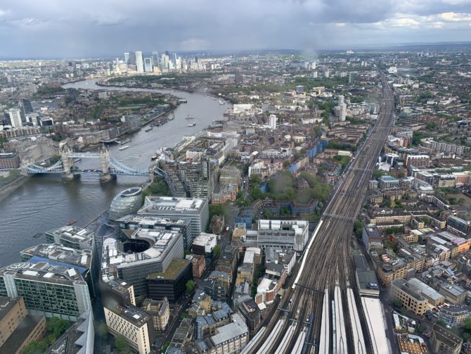 London: still there, just slightly rain specked