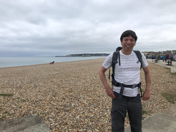 Setting off for a coastal birthday walk!