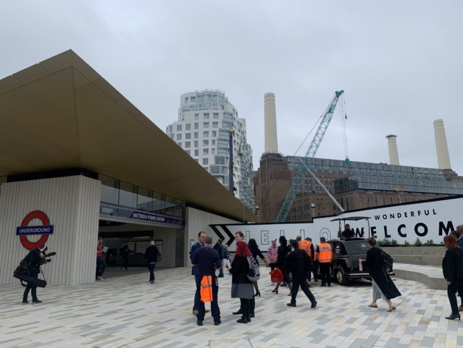 Battersea Power Station station! Yes, everyone's made the joke. Yes, I'm doing it anyway.