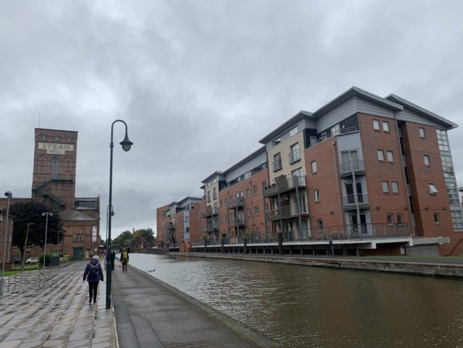 It wouldn't be the North without a converted mill by a canal