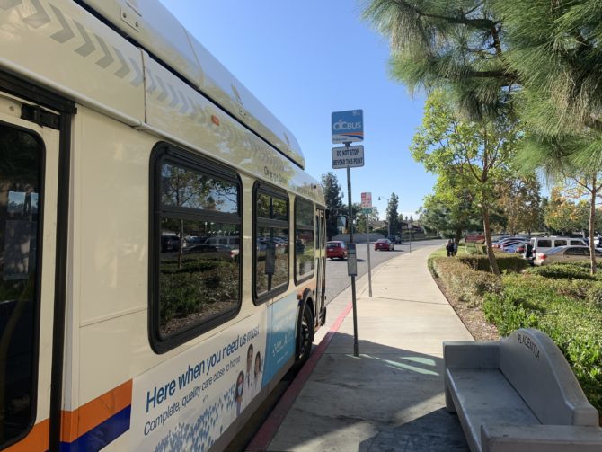 Yup, there are buses in Orange County