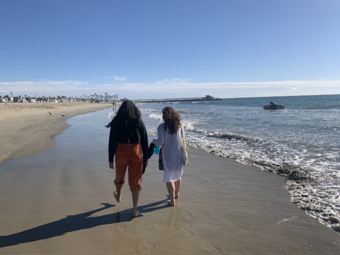 When we reached the beach, we basically ran into the ocean deliriously