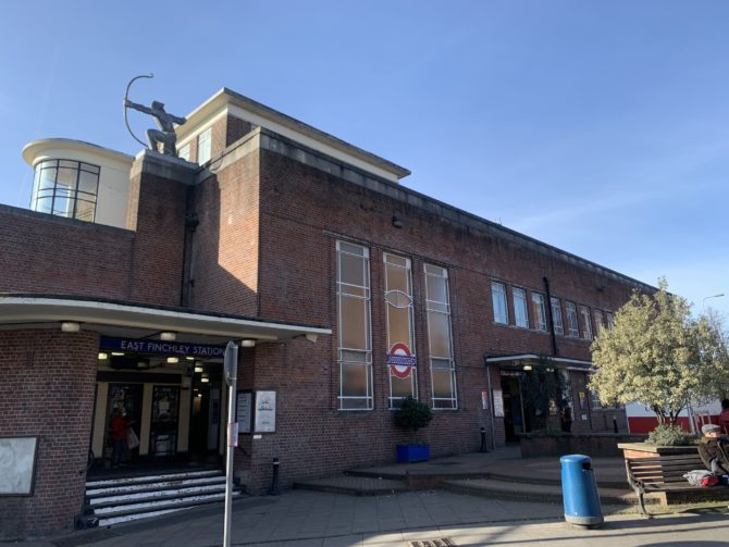 The archer at East Finchley station