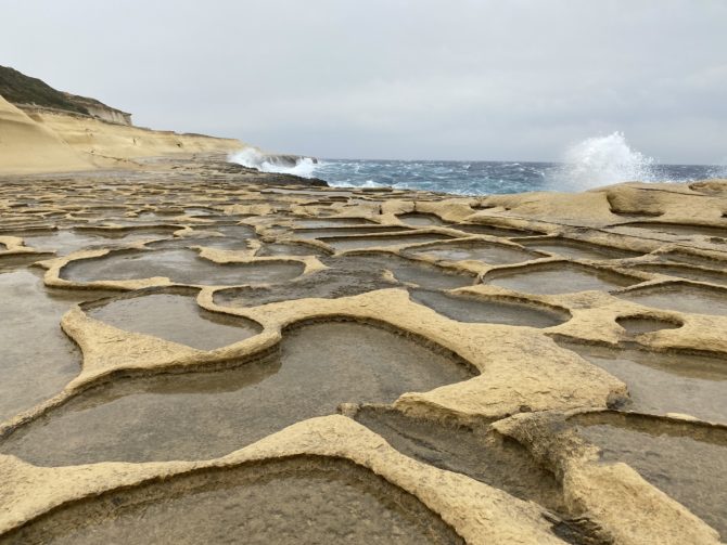 The salt pans were really cool