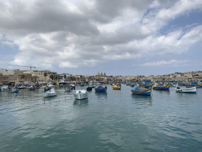 The fishing village of Marsaxlokk