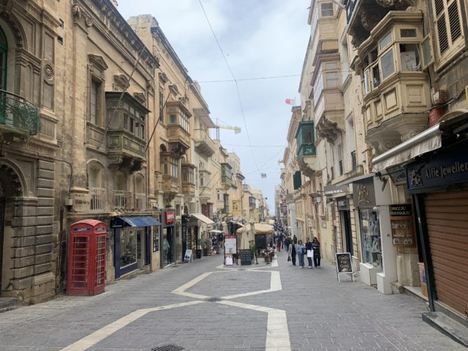 A Valletta street