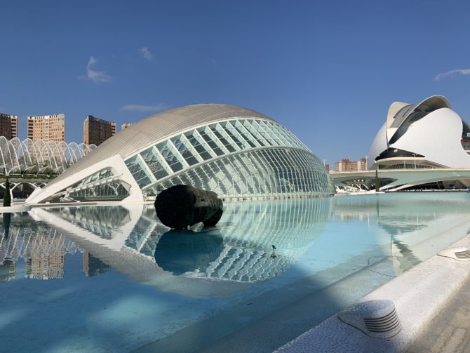 Casual sculpture in the pool