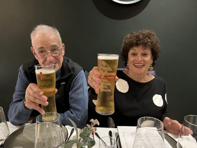 Immediately before this photo: shock at how large a British pint actually is